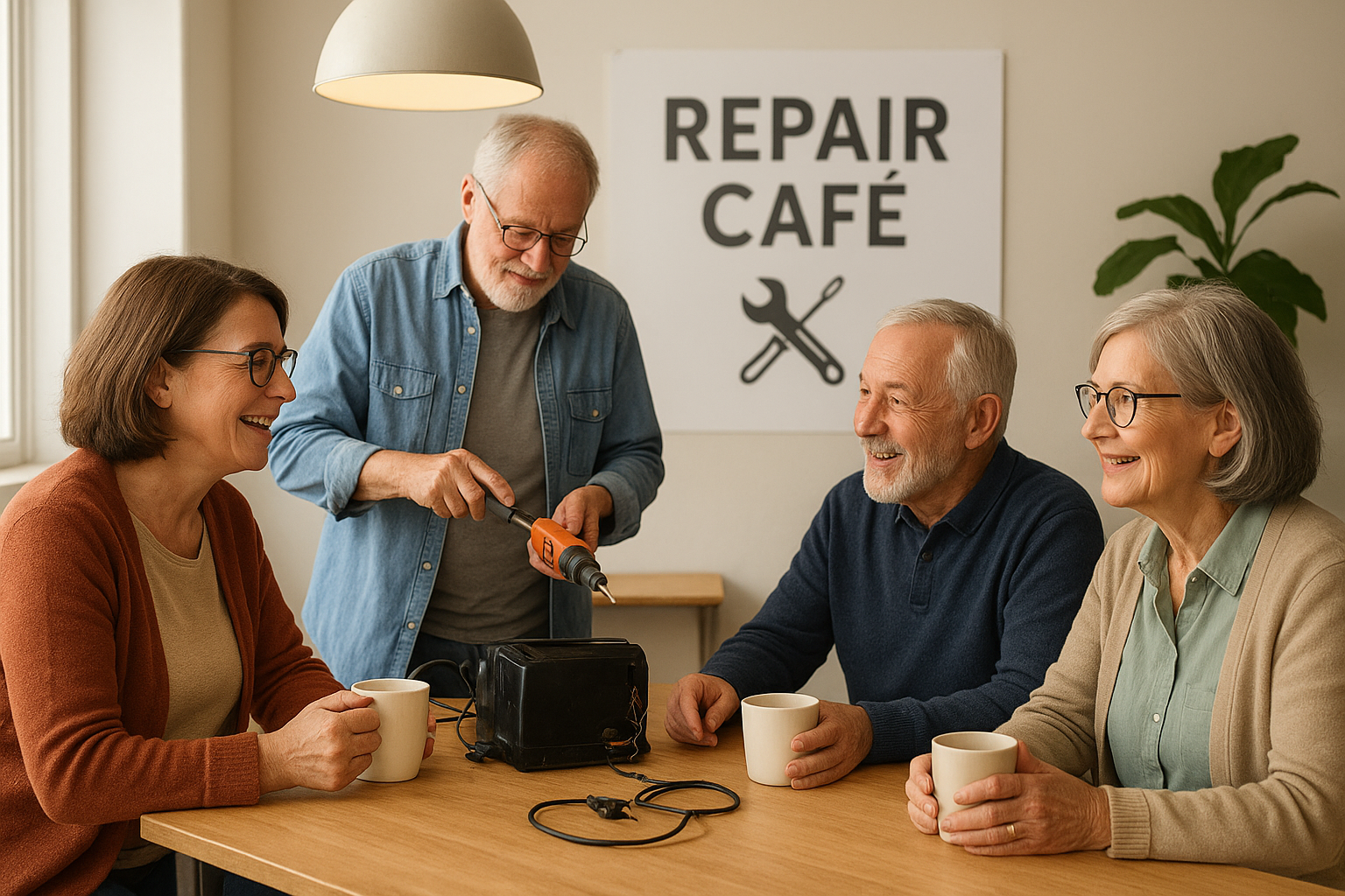Dorpskamer met reparatiebalie